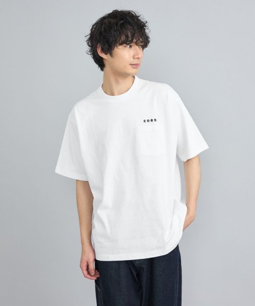 coen(coen)/USAコットンコーエンロゴ刺繍Tシャツ/img04