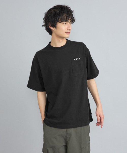 coen(coen)/USAコットンコーエンロゴ刺繍Tシャツ/img12