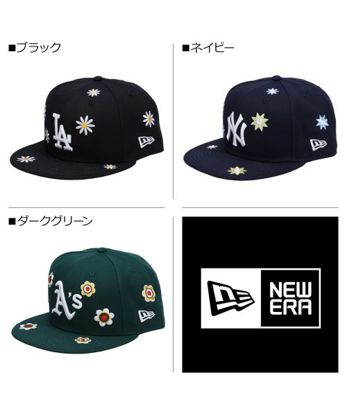 NEW ERA(ニューエラ)/ ニューエラ NEW ERA キャップ 帽子 ドジャース ヤンキース アスレチックス メンズ レディース 59FIFTY MLB Flower Embroide/img02