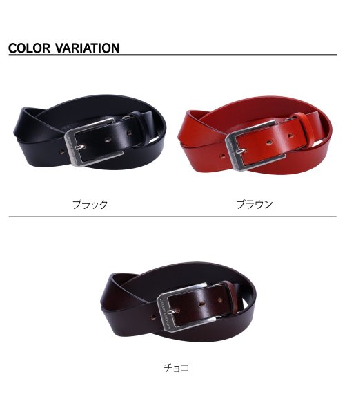 KATHARINE HAMNETT(キャサリン ハムネット)/ キャサリンハムネット ロンドン KATHARINE HAMNETT LONDON ベルト レザーベルト メンズ 本革 ビジネス LEATHER BELT ブラ/img02