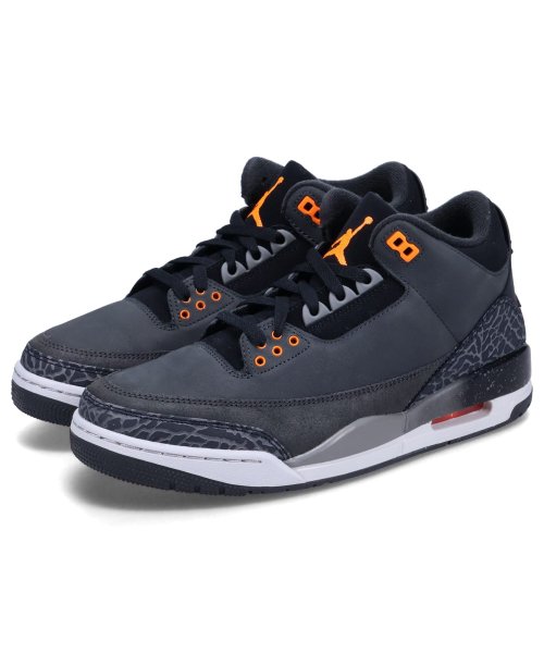 NIKE(ナイキ)/ NIKE AIR JORDAN 3 RETRO ナイキ エアジョーダン3 レトロ スニーカー メンズ ブラック 黒 CT8532－080/img06