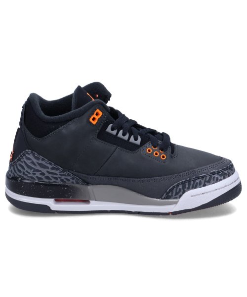 NIKE(ナイキ)/ NIKE AIR JORDAN 3 RETRO GS ナイキ エアジョーダン3 レトロ スニーカー レディース ブラック 黒 DM0967－080/img01