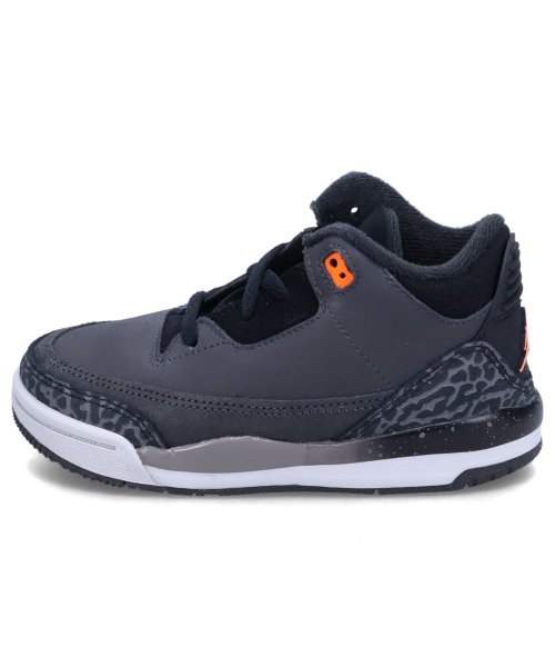 NIKE(NIKE)/ NIKE JORDAN 3 RETRO TD ナイキ ジョーダン3 レトロ スニーカー ベビー キッズ ブラック 黒 DM0968－080/img02