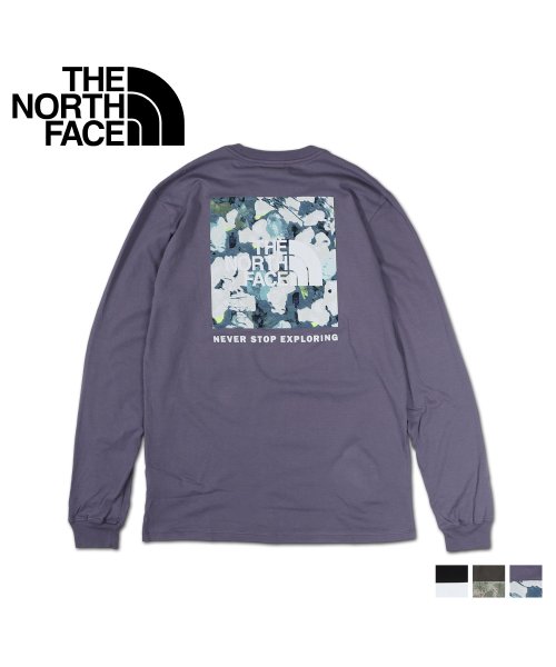 THE NORTH FACE(ザノースフェイス)/ ノースフェイス THE NORTH FACE Tシャツ 長袖 ロンT カットソー メンズ M LS BOX NSE TEE ブラック グリーン パープル 黒 /img01