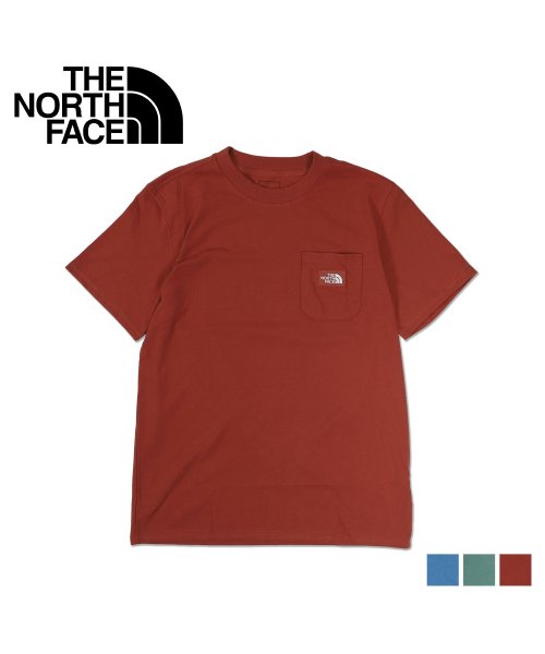 THE NORTH FACE(ザノースフェイス)/ ノースフェイス THE NORTH FACE Tシャツ 半袖 メンズ ポケット 無地 M SS HERITAGE PATCH POCKET TEE ブルー グ/img01