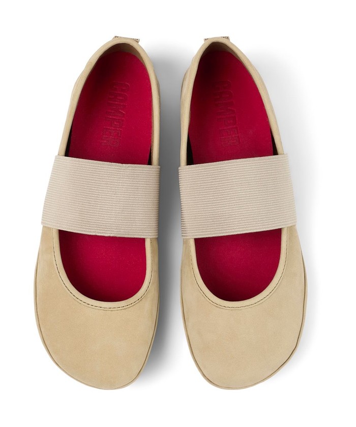 カンペール Right Nina フラットシューズ 38 イエロー カンペール CAMPER [カンペール] RIGHT NINA / フラットシューズ