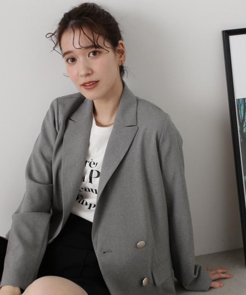 マットウースストレッチテーラードジャケット《S Size Line》 アウター U1301373745(10010円)