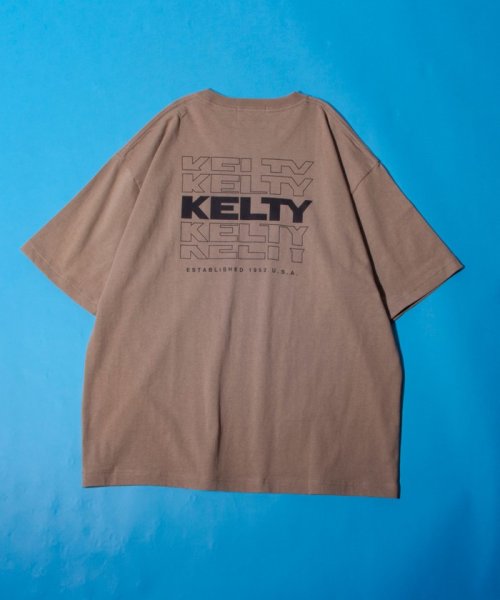 GLOSTER(GLOSTER)/【限定展開】【KELTY×GLOSTER】別注 バックタイポロゴプリントTシャツ ワンポイントワッペン/img06