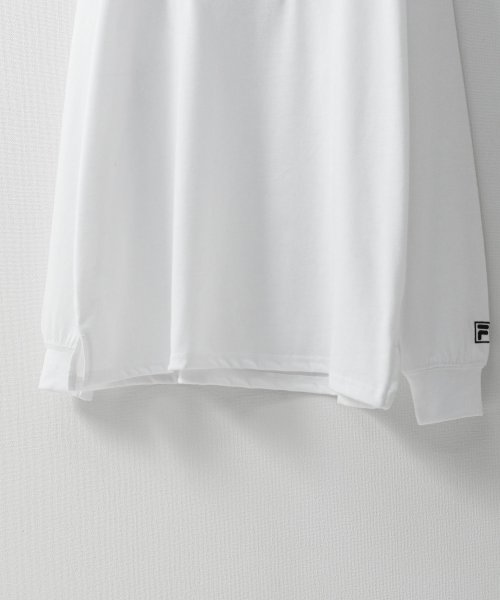 ZIP FIVE(ジップファイブ)/筆記体刺繍＆韓国風＆花刺繍ロゴ長袖Tシャツ/img04