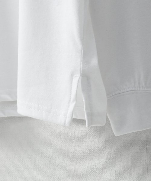 ZIP FIVE(ジップファイブ)/筆記体刺繍＆韓国風＆花刺繍ロゴ長袖Tシャツ/img05