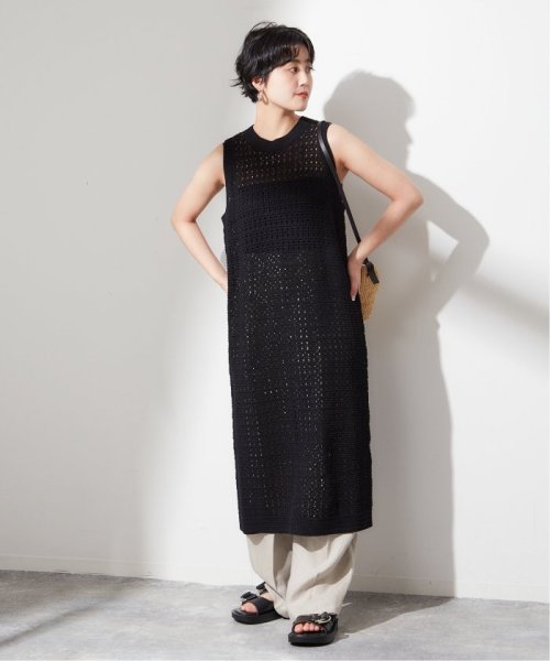 journal standard  L'essage (ジャーナルスタンダード　レサージュ)/【ADAWAS/アダワス】 ADWS－308－15/CROCHET KNIT LAYERED：ワンピース/img01