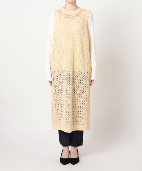 journal standard  L'essage (ジャーナルスタンダード　レサージュ)/【ADAWAS/アダワス】 ADWS－308－15/CROCHET KNIT LAYERED：ワンピース/img17