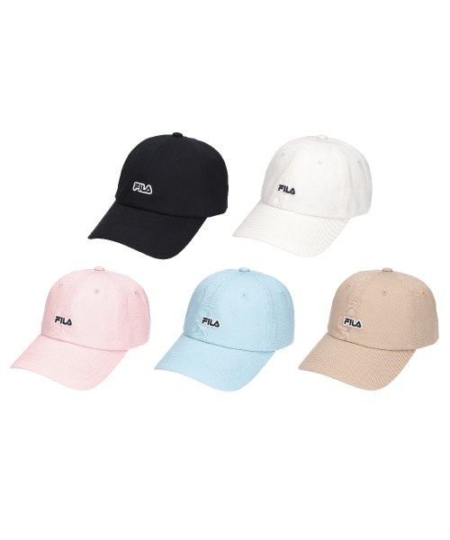 FILA（Hat）(フィラ（ボウシ）)/FLW FELT LOGO 6P CAP/img01