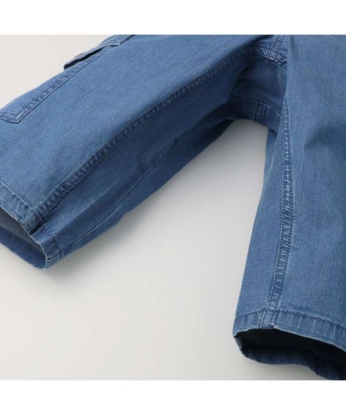 【子供服】 Daddy Oh Daddy (ダディオダディ) ストレッチデニム6分丈ハーフパンツ 140cm～160cm V33103 人気・おすすめ｜使いやすい・旅行におすすめ セール中 全国発送 国内発送対応