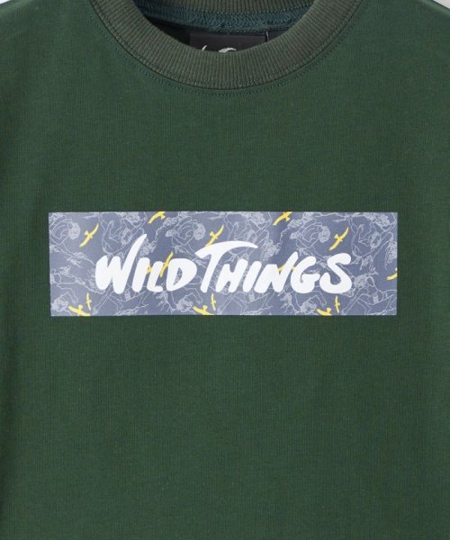 green label relaxing （Kids）(グリーンレーベルリラクシング（キッズ）)/【別注】＜WILD THINGS＞ボックスロゴ Tシャツ 110－130cm/img12