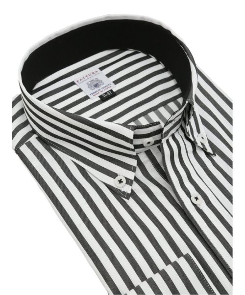 GRAND-BACK(グランバック)/【大きいサイズ】ファットゥーラ/FATTURA 日本製 綿100％ ボタンダウン 長袖 シャツ メンズ ワイシャツ ビジネス ノーアイロン 形態安定 yシャツ /img01