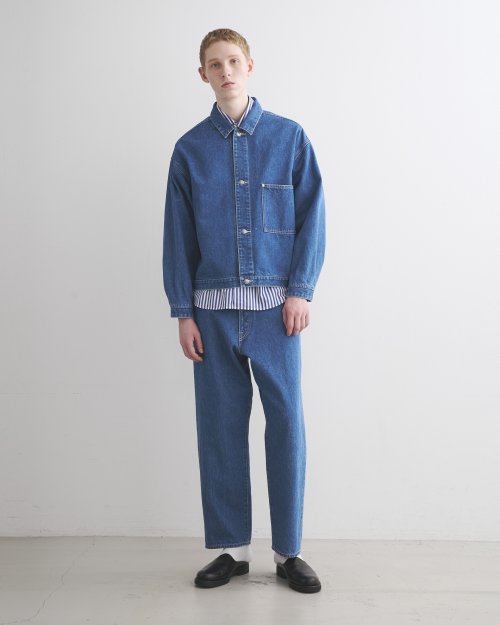 【UNIONWEAR】WORK JACKET 001D UNIONWEAR WORK JACKET 001D ワークジャケット インディゴ 同色ステッチ