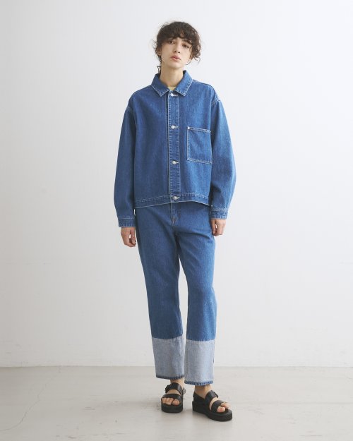 【UNIONWEAR】WORK JACKET 001D UNIONWEAR WORK JACKET 001D ワークジャケット インディゴ 同色ステッチ