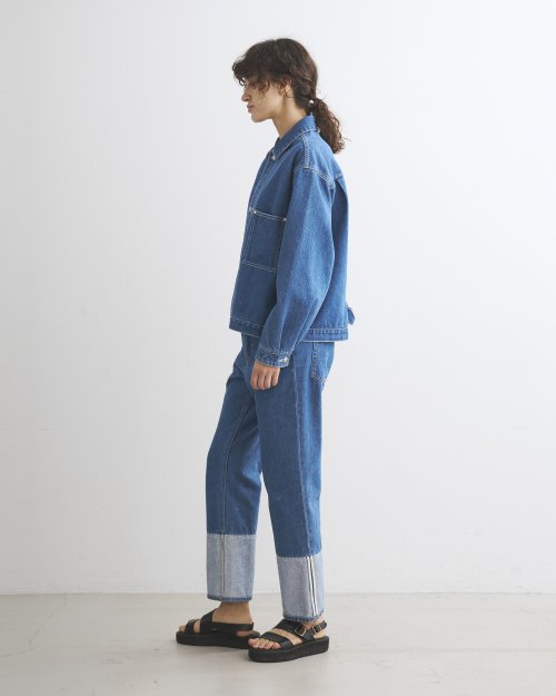 【UNIONWEAR】WORK JACKET 001D UNIONWEAR WORK JACKET 001D ワークジャケット インディゴ 同色ステッチ