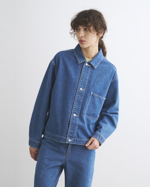 【UNIONWEAR】WORK JACKET 001D UNIONWEAR WORK JACKET 001D ワークジャケット インディゴ 同色ステッチ