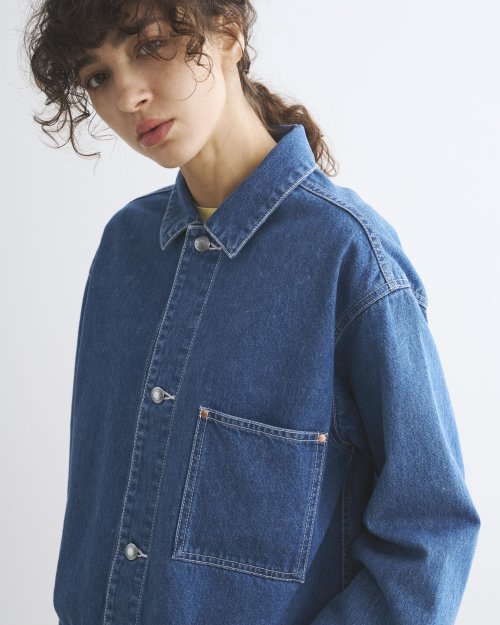 【UNIONWEAR】WORK JACKET 001D UNIONWEAR WORK JACKET 001D ワークジャケット インディゴ 同色ステッチ