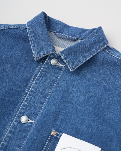 【UNIONWEAR】WORK JACKET 001D UNIONWEAR WORK JACKET 001D ワークジャケット インディゴ 同色ステッチ