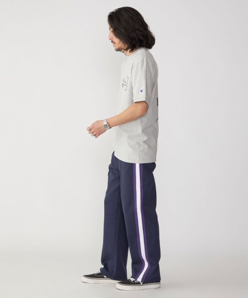 SHIPS MEN(シップス　メン)/【SHIPS別注】Champion: ウォッシュ プリント リンガーネック 半袖 Tシャツ/img18