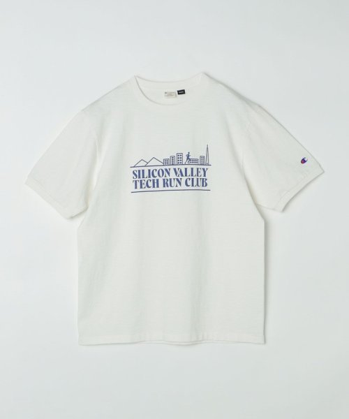 SHIPS MEN(シップス　メン)/【SHIPS別注】Champion: ウォッシュ プリント リンガーネック 半袖 Tシャツ/img26