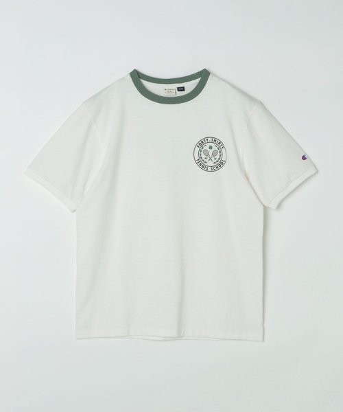 SHIPS MEN(シップス　メン)/【SHIPS別注】Champion: ウォッシュ プリント リンガーネック 半袖 Tシャツ/img35