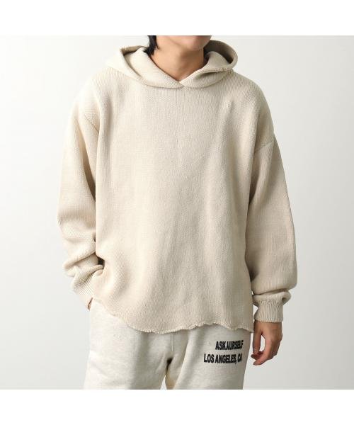 askyurself(アスクユアセルフ)/ASKYURSELF パーカー DESTROYER KNIT HOODIE/img03