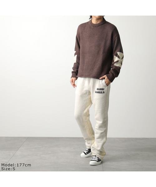 ASKYURSELF ニット CHUNKY CROSS KNIT クロス ニット CHUNKY CROSS KNIT クルーネック