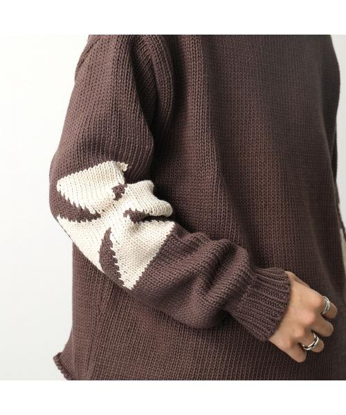 ASKYURSELF ニット CHUNKY CROSS KNIT クロス ニット CHUNKY CROSS KNIT クルーネック