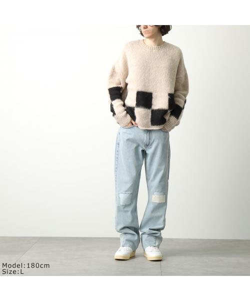 askyurself(アスクユアセルフ)/ASKYURSELFニット BRUSHED CHECKERED KNIT/img02