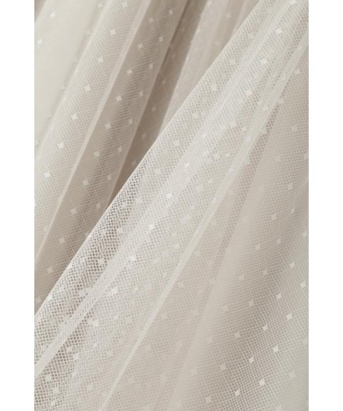 スクエアドットチュールスカート 