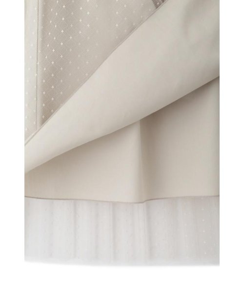 スクエアドットチュールスカート 