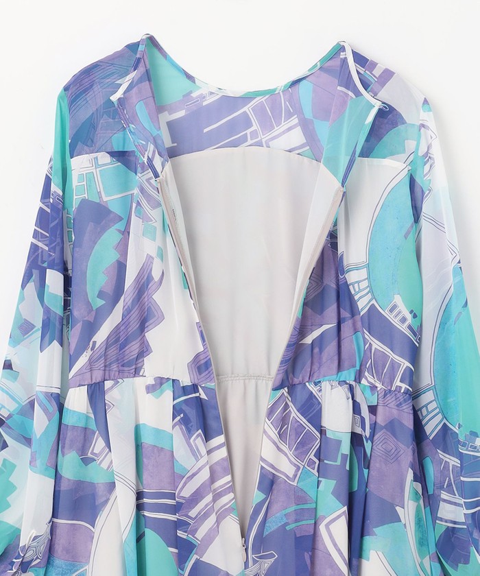 アールデコリゾートプリントワンピース(505896502)｜阪急百貨店公式