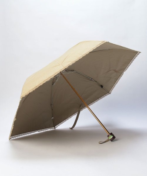 POLO RALPH LAUREN(umbrella)(ポロラルフローレン（傘）)/晴雨兼用折りたたみ日傘　カットワーク＆トーションレース/img01