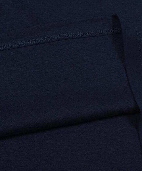 スカラップ襟付きスムースワンピース(90~140cm) ショコラ