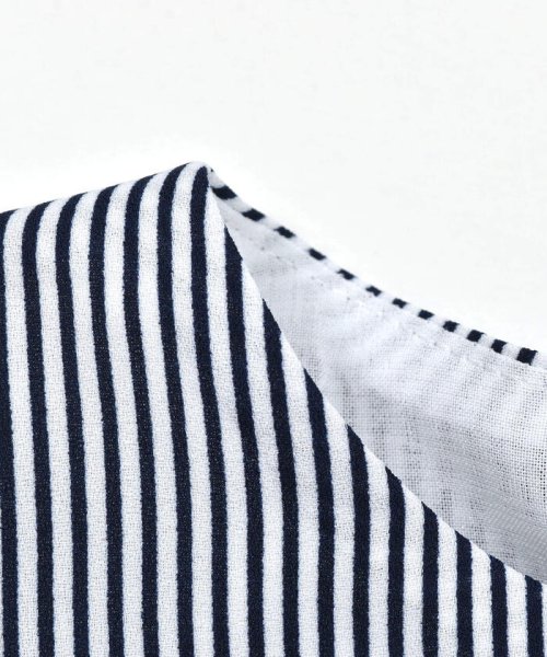 【日本製】レース袖付きジョーゼットワンピース(90~140cm) ショコラ