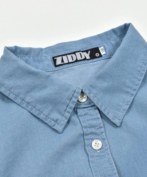 ZIDDY(ジディー)/バッグロゴデニムシャツ(130~160cm)/img16