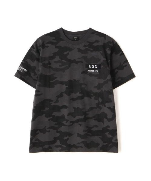 AVIREX(AVIREX)/CAMO STENCIL T－SHIRT VERTICAL BREAK / カモ ステンシル Tシャツ バーティカル ブレイク / /img04