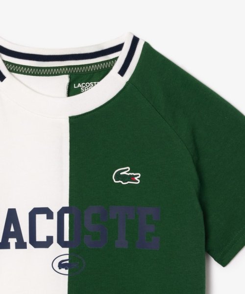 LACOSTESPORTS KIDS(ラコステスポーツ　キッズ)/『ダニール・メドベージェフ』キッズアシンメトリーカラーブロックTシャツ/img02