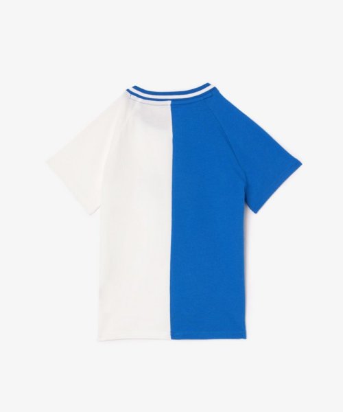 LACOSTESPORTS KIDS(ラコステスポーツ　キッズ)/『ダニール・メドベージェフ』キッズアシンメトリーカラーブロックTシャツ/img04