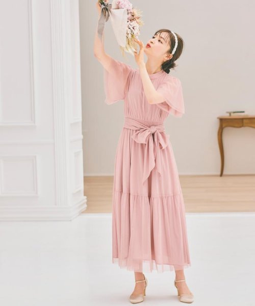 チュールティアードドレス チュールティアードドレス J1533071582(11655円)