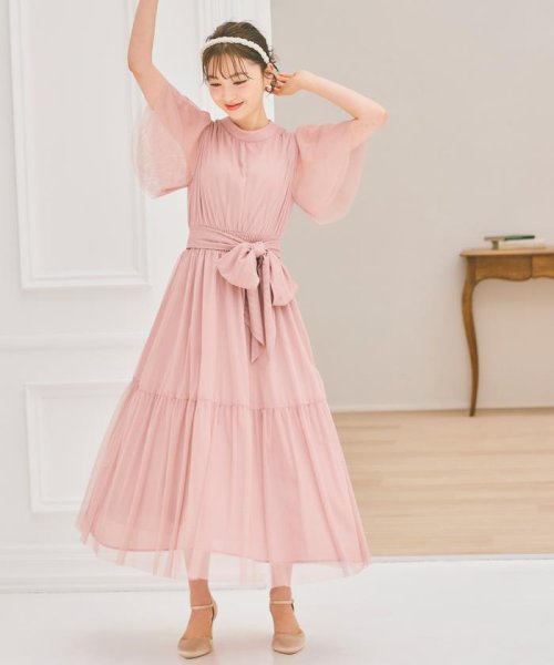 チュールティアードドレス チュールティアードドレス J1533071582(11655円)