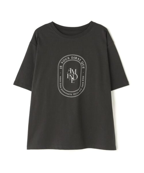 NATURAL BEAUTY BASIC(ナチュラルビューティーベーシック)/サークルロゴボクシーTシャツ/img01