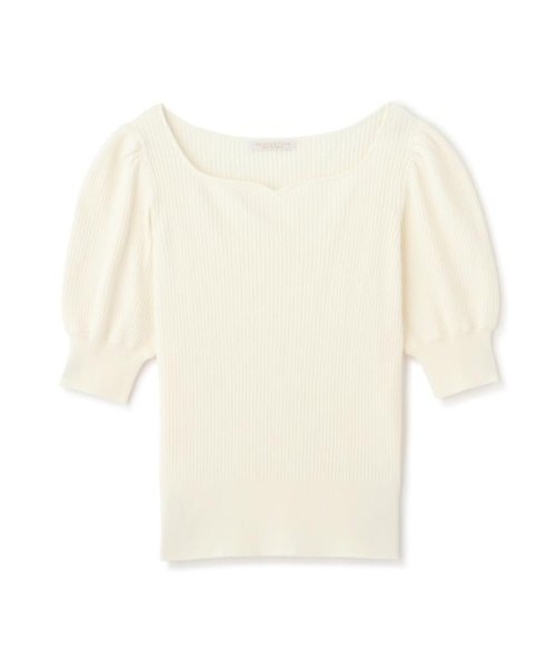 PROPORTION BODY DRESSING(プロポーション　ボディドレッシング)/ハートカットリブニット WEB限定カラー：ブルー 24SS/img09