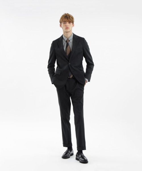 トロッター トラウザーズ #000（ナンバーゼロ）バーズアイストレッチ トロッター ナンバーゼロ