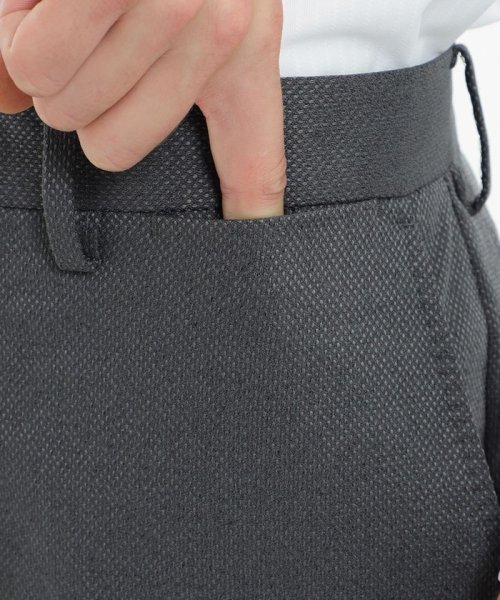 トロッター トラウザーズ #000（ナンバーゼロ）バーズアイストレッチ トロッター ナンバーゼロ