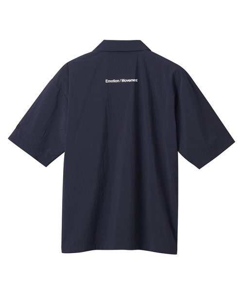 MOVESPORT(ムーブスポーツ)/ナイロンスパンライク オープンカラーシャツ/img16